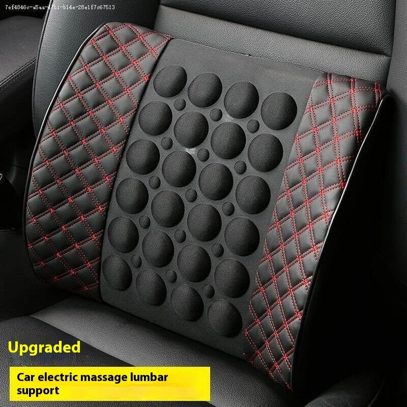 Car Electric Massage Lumbar Support Pillow Interior Decoration Supplies